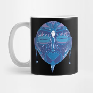 Mountain Blue African Mask 2 Mug